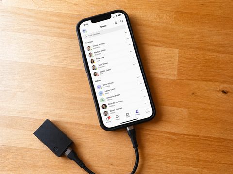 DeskAwake phone example